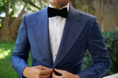 OTAA - black velvet bow tie
