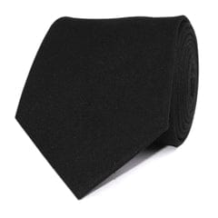 OTAA - black linen necktie