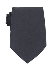 OTAA - charcoal grey slub linen necktie