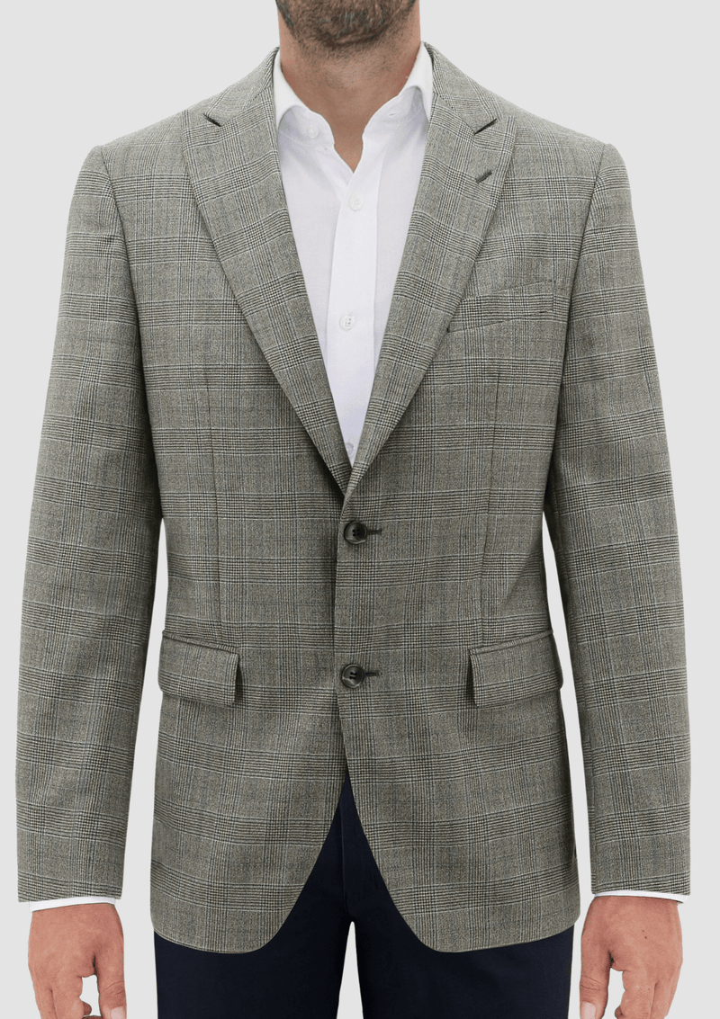 Daniel Hechter slim fit moscow sports jacket in beige check