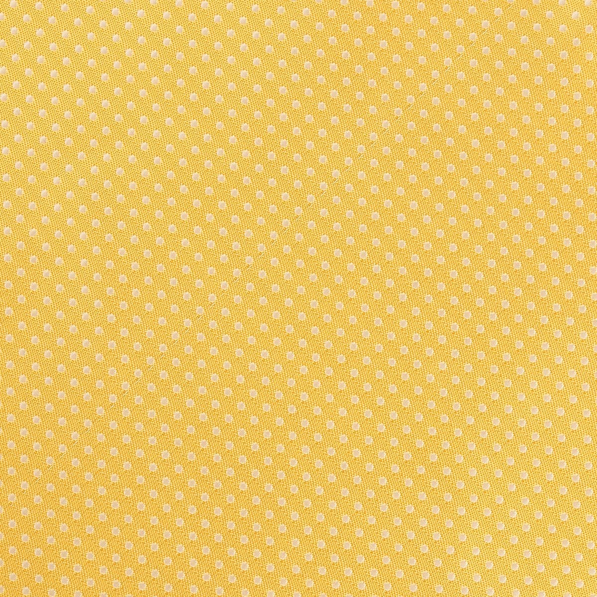 James Adelin Luxury Mini Spot Pocket Square in Gold and White