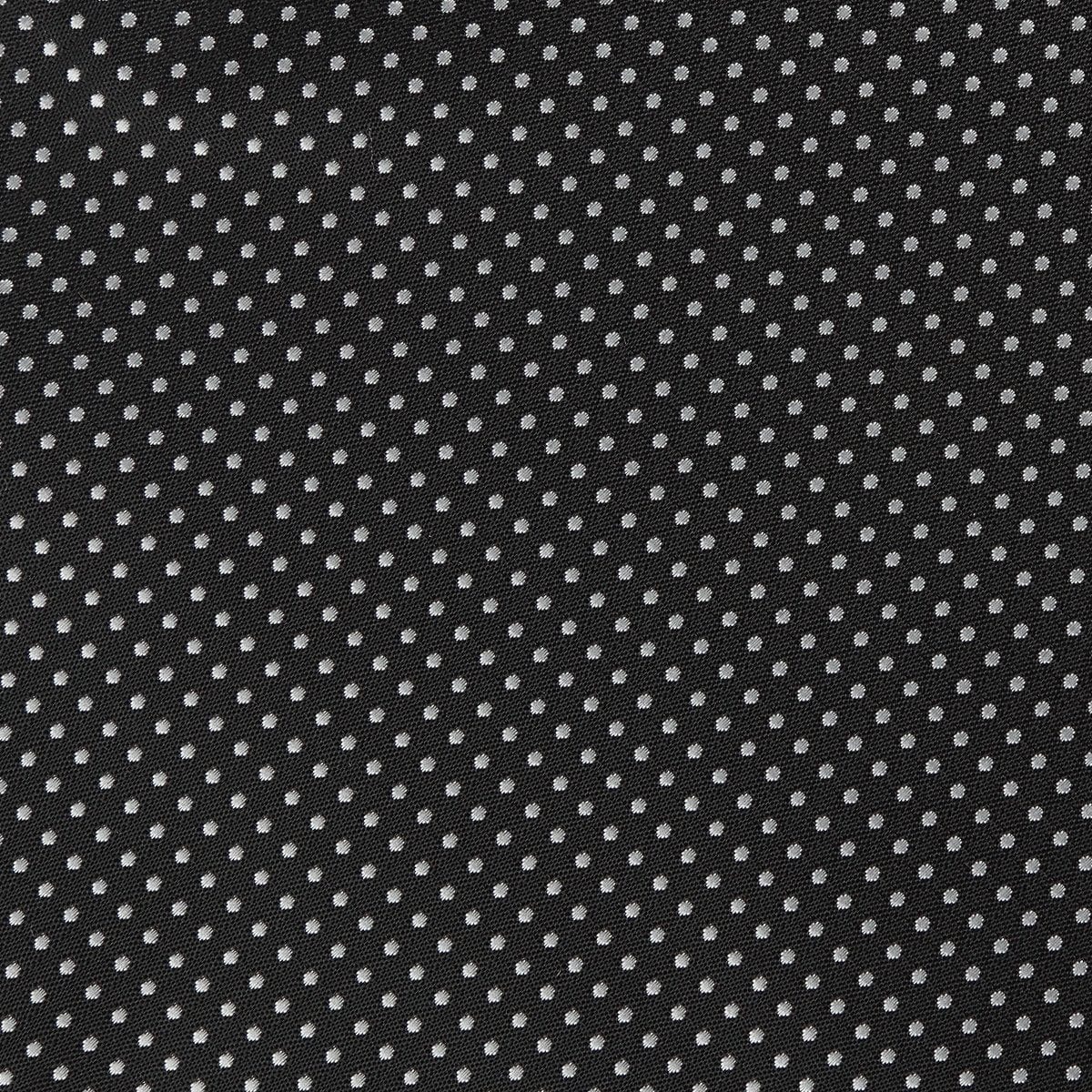 James Adelin Luxury Mini Spot Pocket Square in Black and White