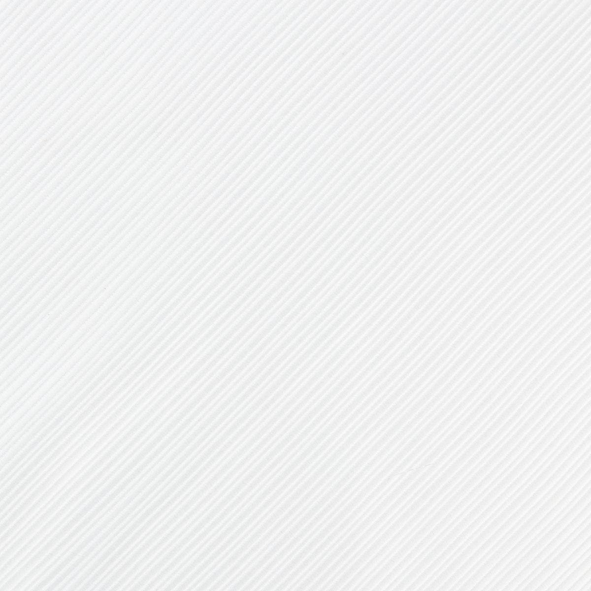 James Adelin Luxury Mini Stripe Pocket Square in White