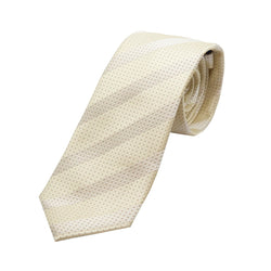 JASPOTTEDSTRIPET James Adelin Luxury Spotted Stripe Pin Point Textured Weave Neck Tie