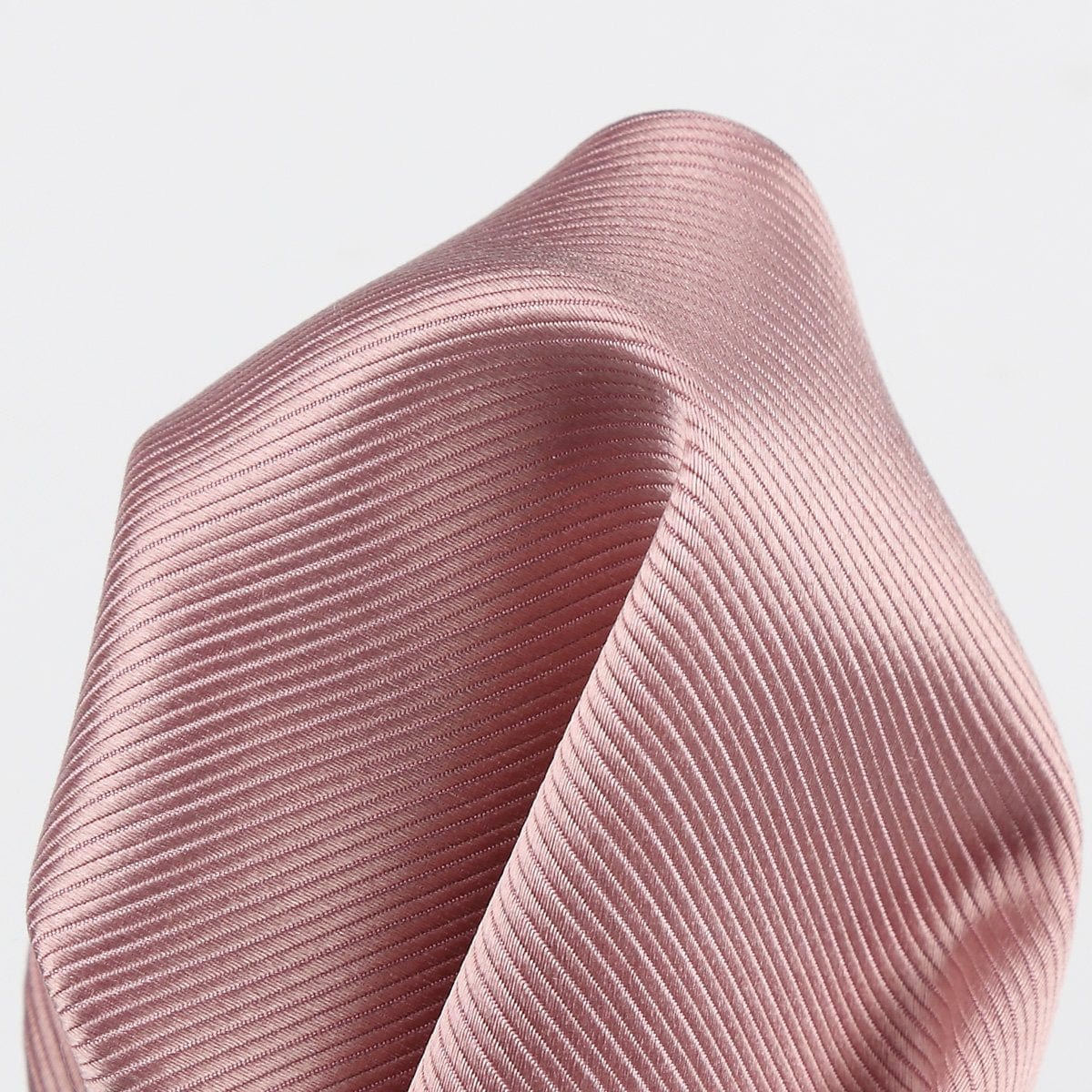 James Adelin Twill Weave Luxury Pure Silk Pocket Square Soft Pink