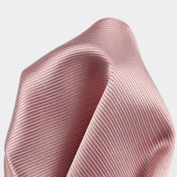 James Adelin Twill Weave Luxury Pure Silk Pocket Square Soft Pink