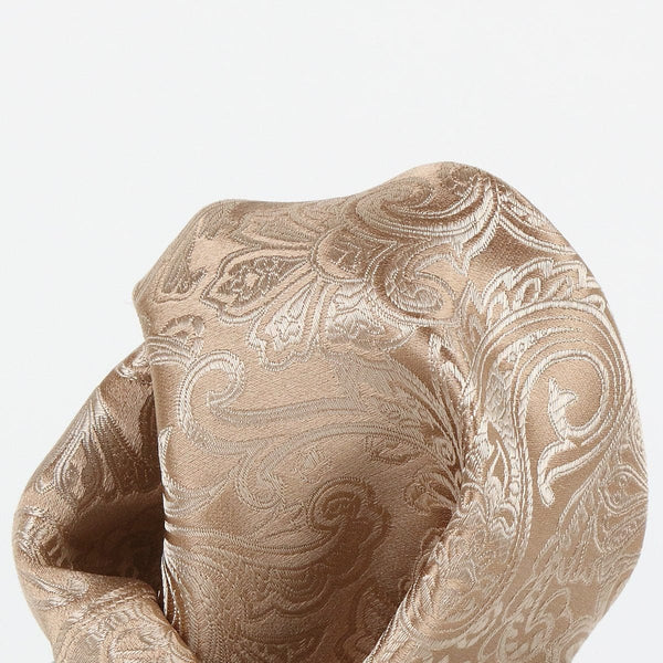 James Adelin Luxury Paisley Pocket Square in Nugget