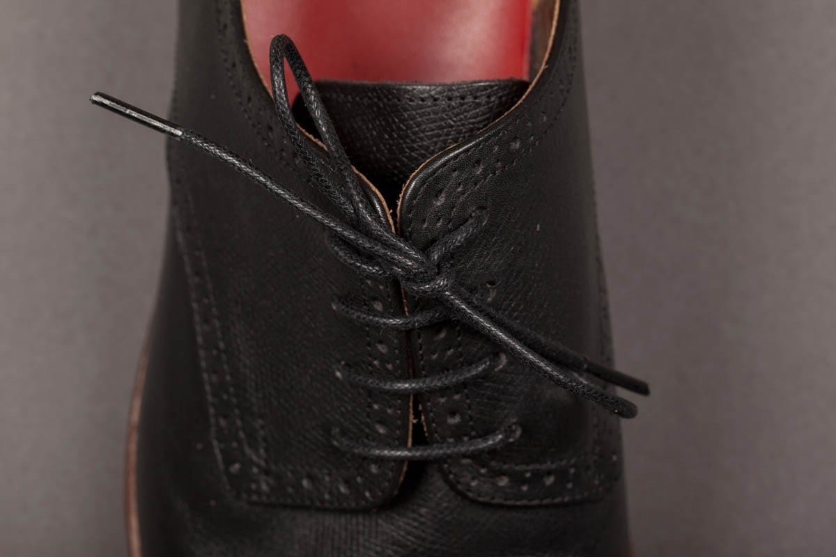 Mavericks Laces Hugo Waxed Cotton Lace in Black