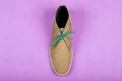James - Teal and blue flecked Shoelace From Maverickslaces Melbourne