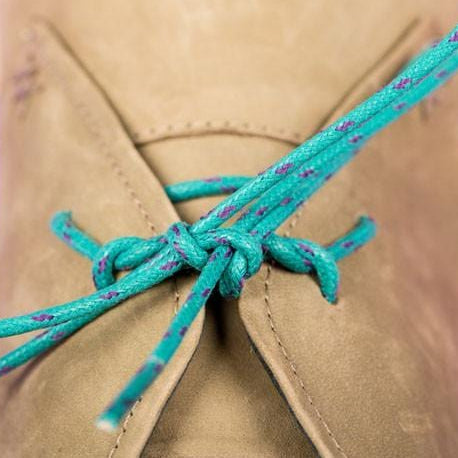 James - Teal and blue flecked Shoelace From Maverickslaces Melbourne