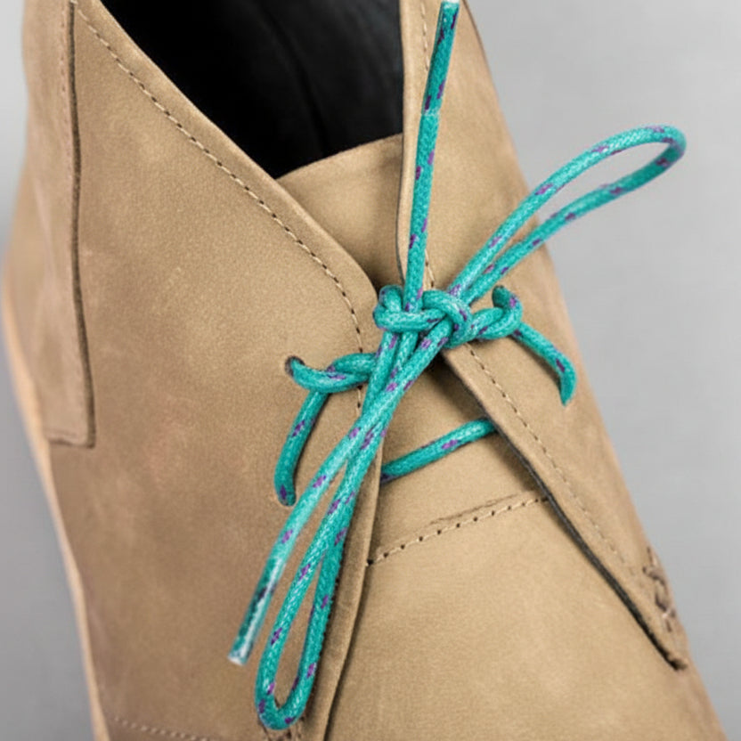 James - Teal and blue flecked Shoelace From Maverickslaces Melbourne