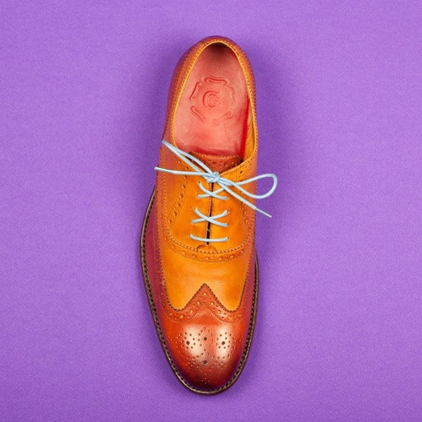 Chalk Blue Shoelaces by Mavericks Laces Melbourne Mens Suit Warehouse Melbourne