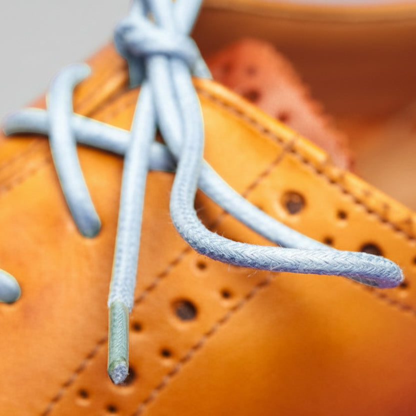 Luke Chalk Blue Colour Shoelaces & laces from Mavericks Laces Melbourne
