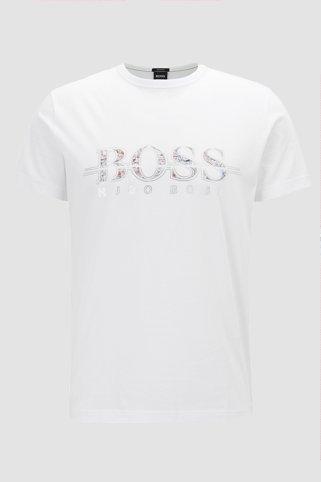 Mens TShirts Hugo Boss White Crew TShirt Mens Suit Warehouse
