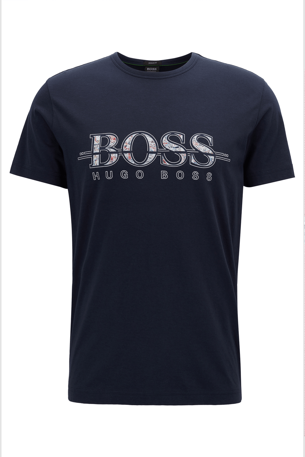Mens navy hugo boss t shirt discount