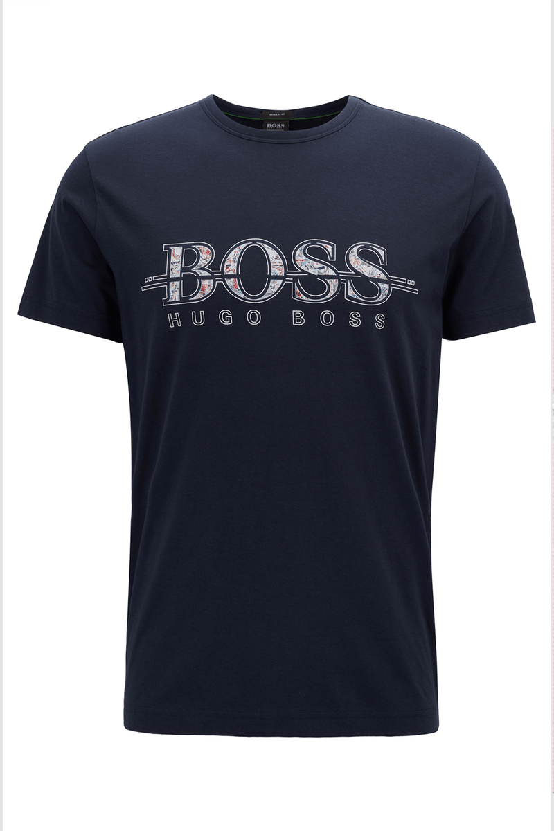 Hugo boss logo sales tshirt