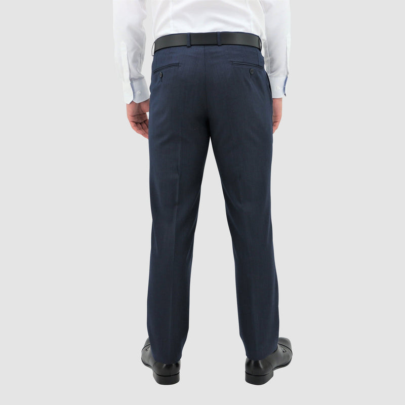 Daniel Hechter classic fit lyon trouser in blue pure wool DH101