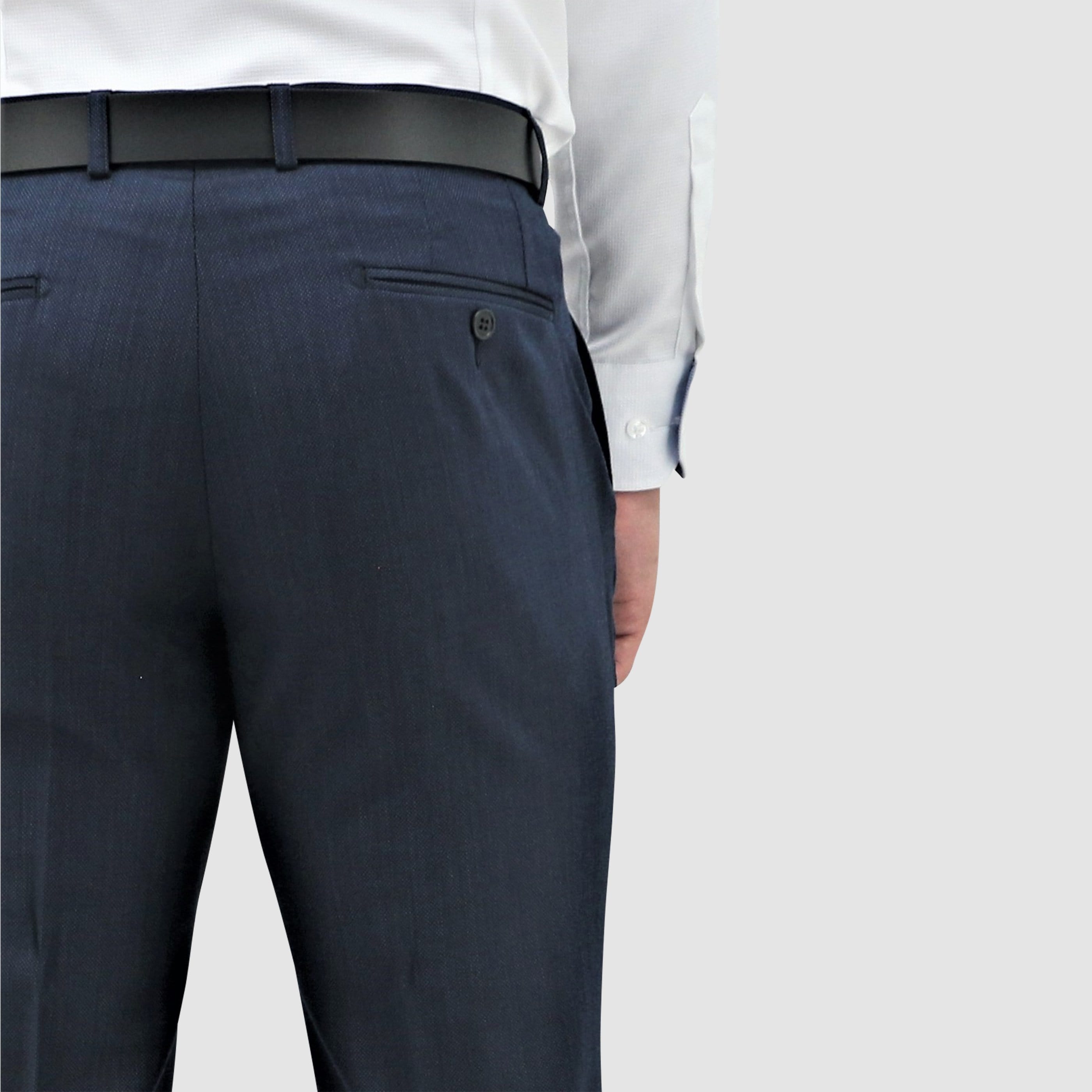 Hesidiot Trousers in Nacht Blue