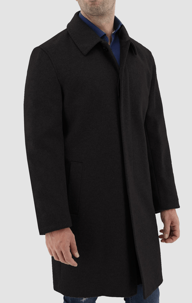 Shop Mens Coats Online - Daniel Hechter Carvell Mens Coat in Black Wool ...