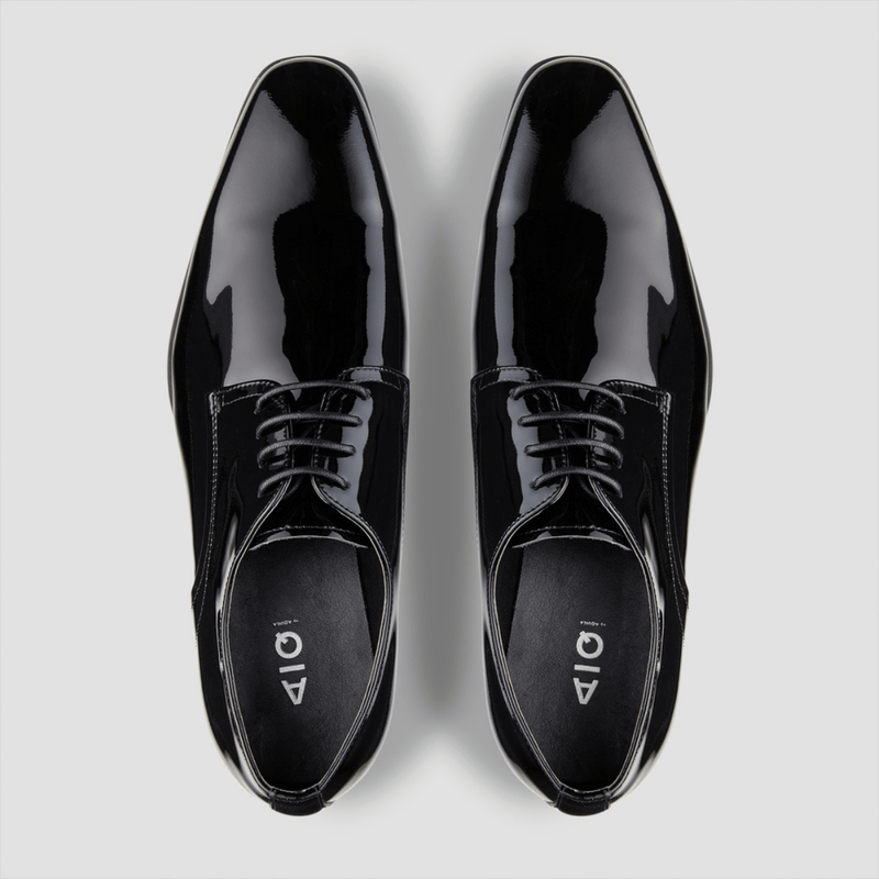 Aquila patent 2025 leather shoes