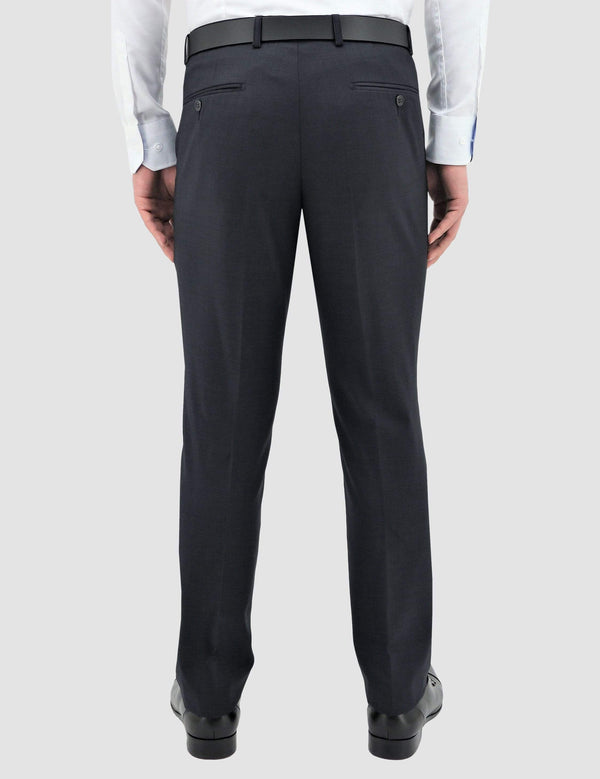 classic fit boston lyon suit in navy pure wool B704-11