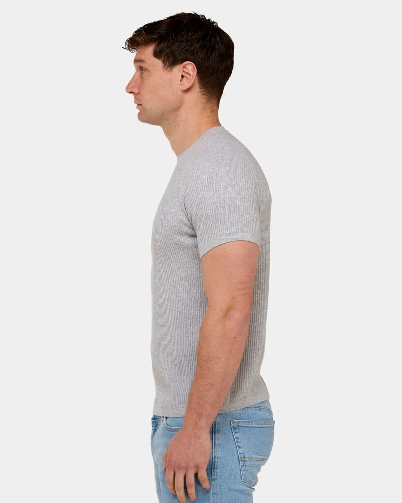 Brooksfield Raglan Sleeve Knit T-Shirt