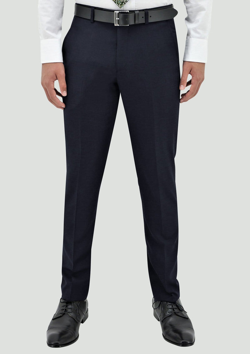 the lyon trousers as part of the michel suit in navy blue by boston B106-11