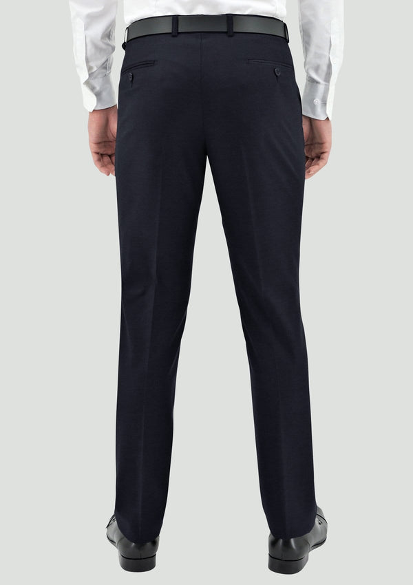 a back view of the boston classic fit lyon mens suit trouser STB106-11
