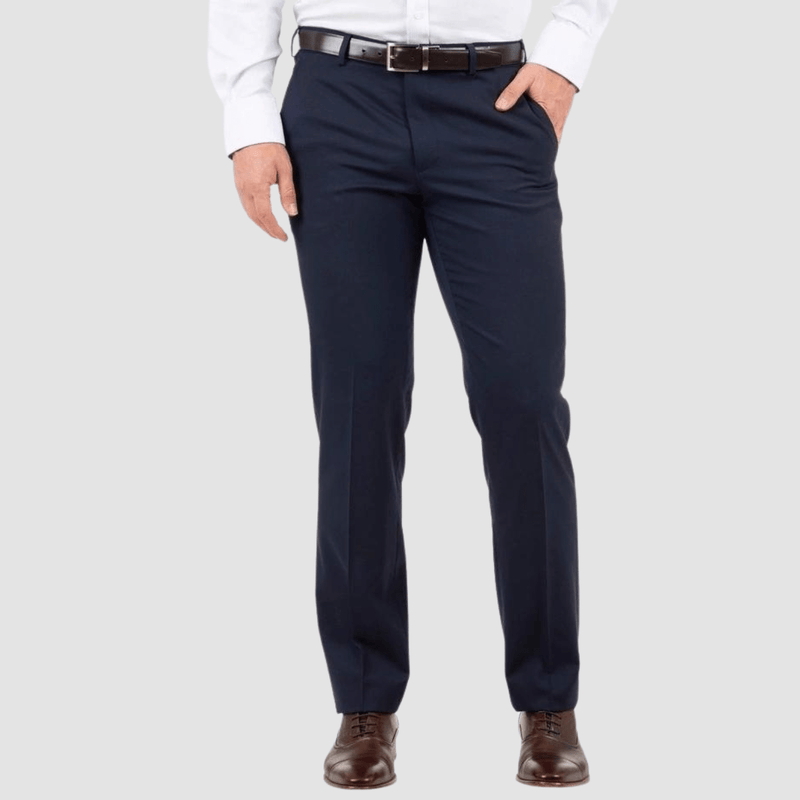 mens classic fit navy trouser fmg100