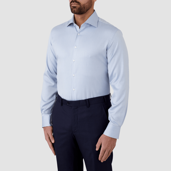 Cambridge classic fit bentleigh mens shirt in light blue FCP250