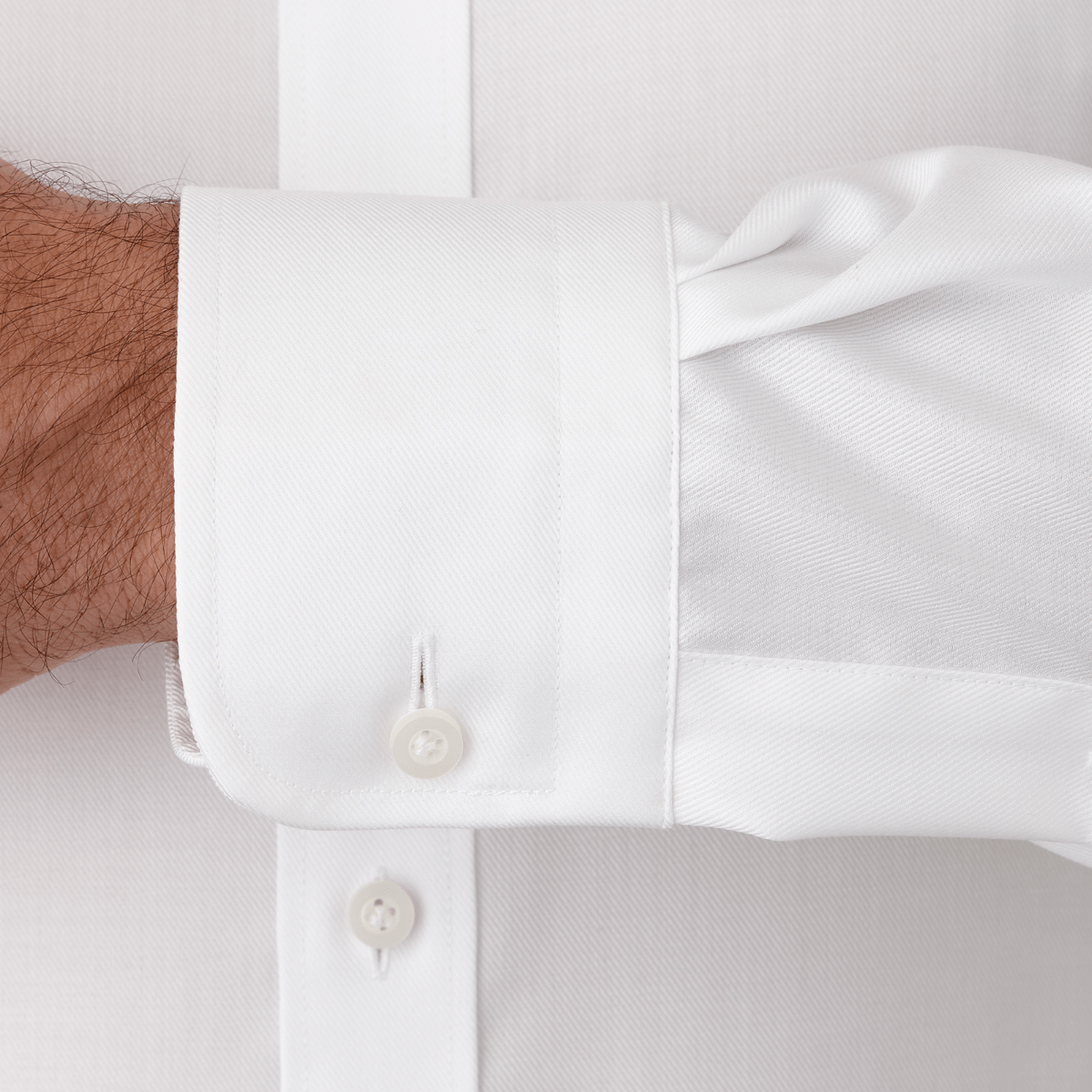 Cambridge classic fit bentleigh mens shirt in white FCP250