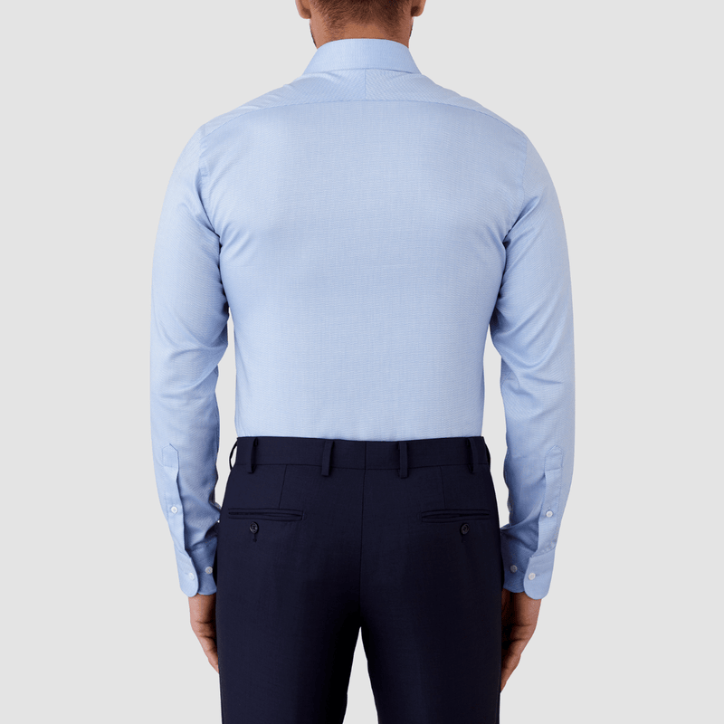 Cambridge classic fit bentleigh mens shirt in blue