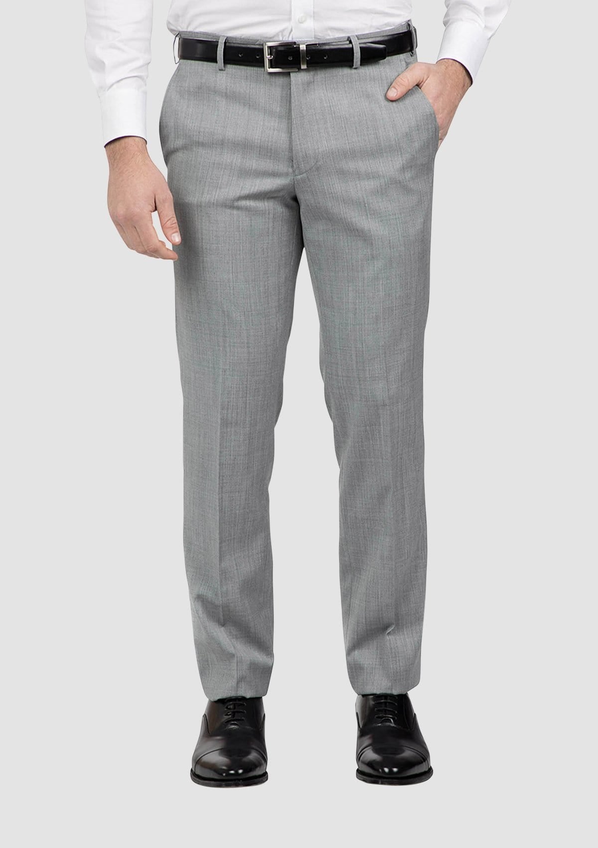 Cambridge classic fit jett trouser in grey FCG280