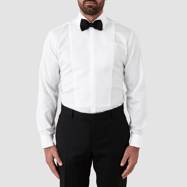 mens classic fit evening shirt in white FGW014