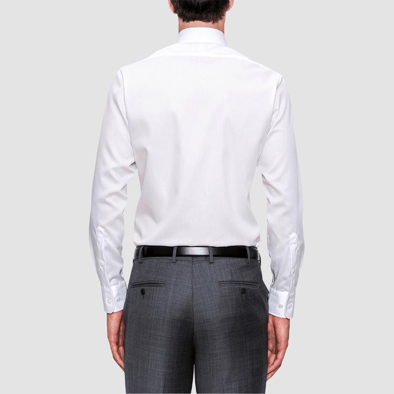 the back of the mens preston shirt in white FYH154