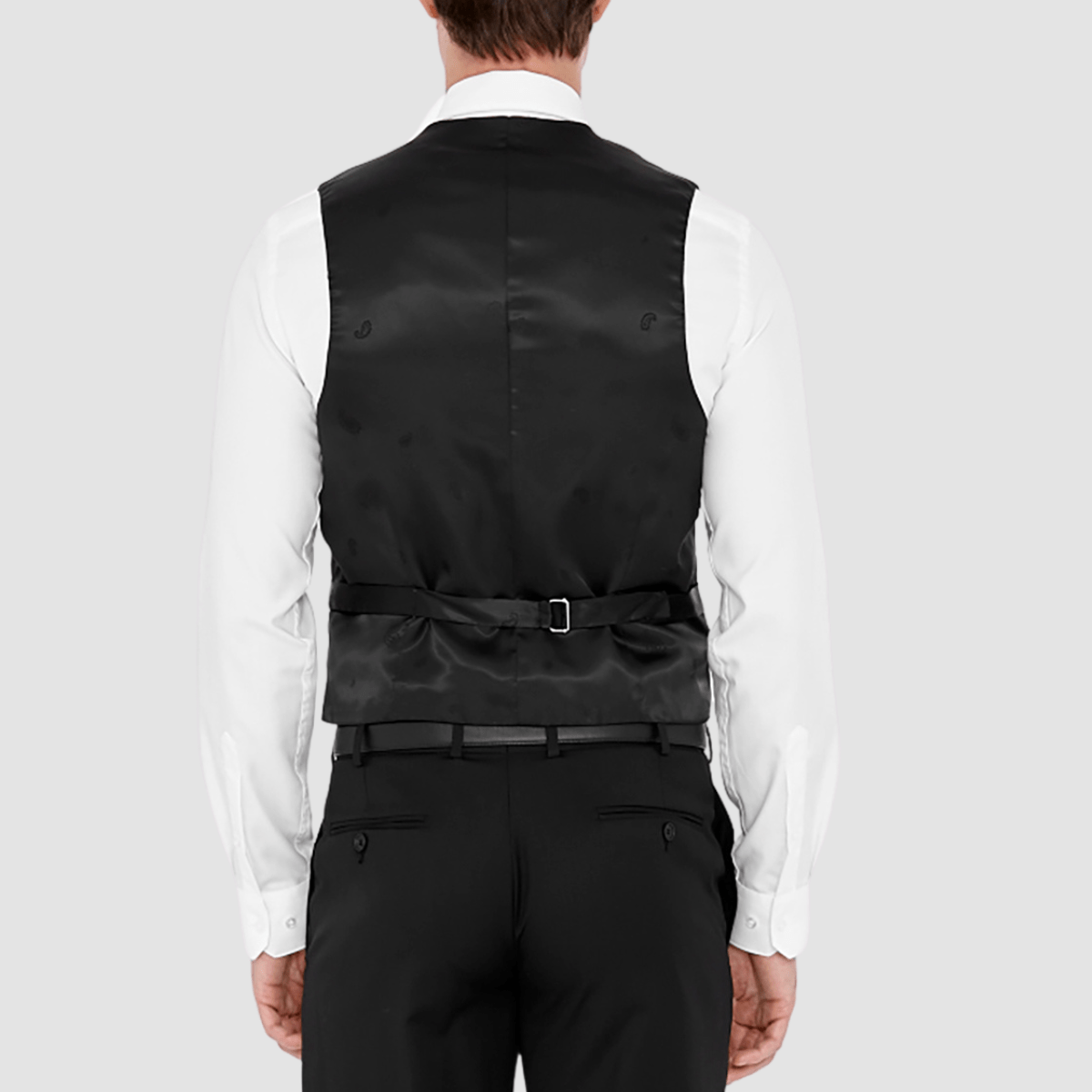 mens black vest fmg100