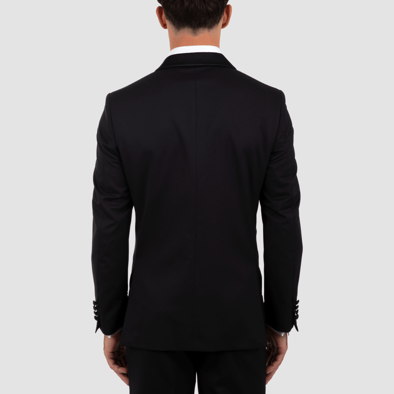 the back of the cambridge stirling mens tuxedo jacket