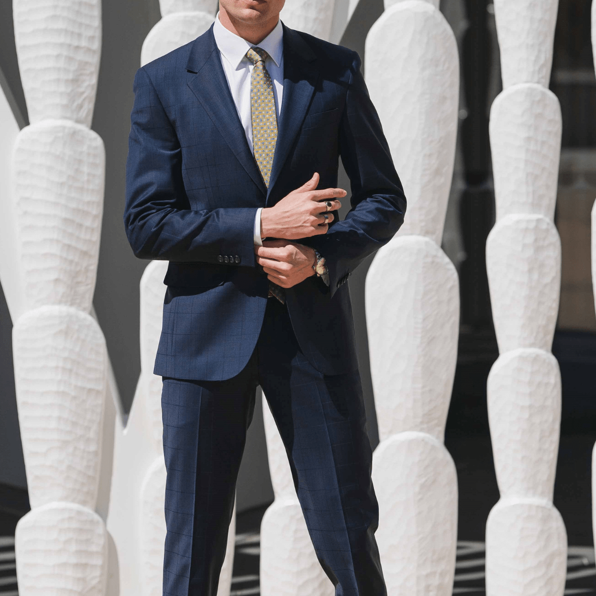 daniel hechter mens richie suit in navy blue