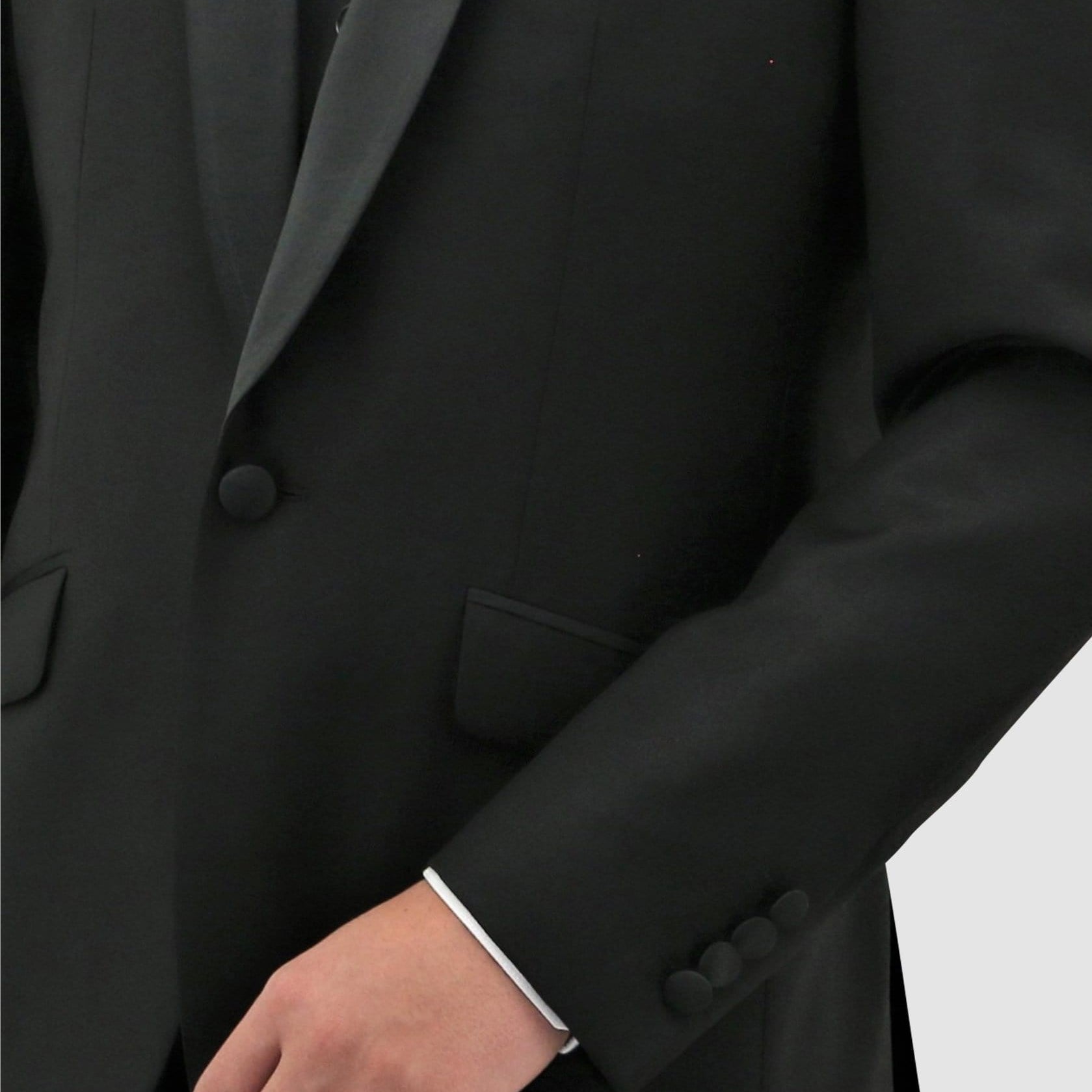 Men’s Slim Fit Manta Tuxedo in Black by Daniel Hechter