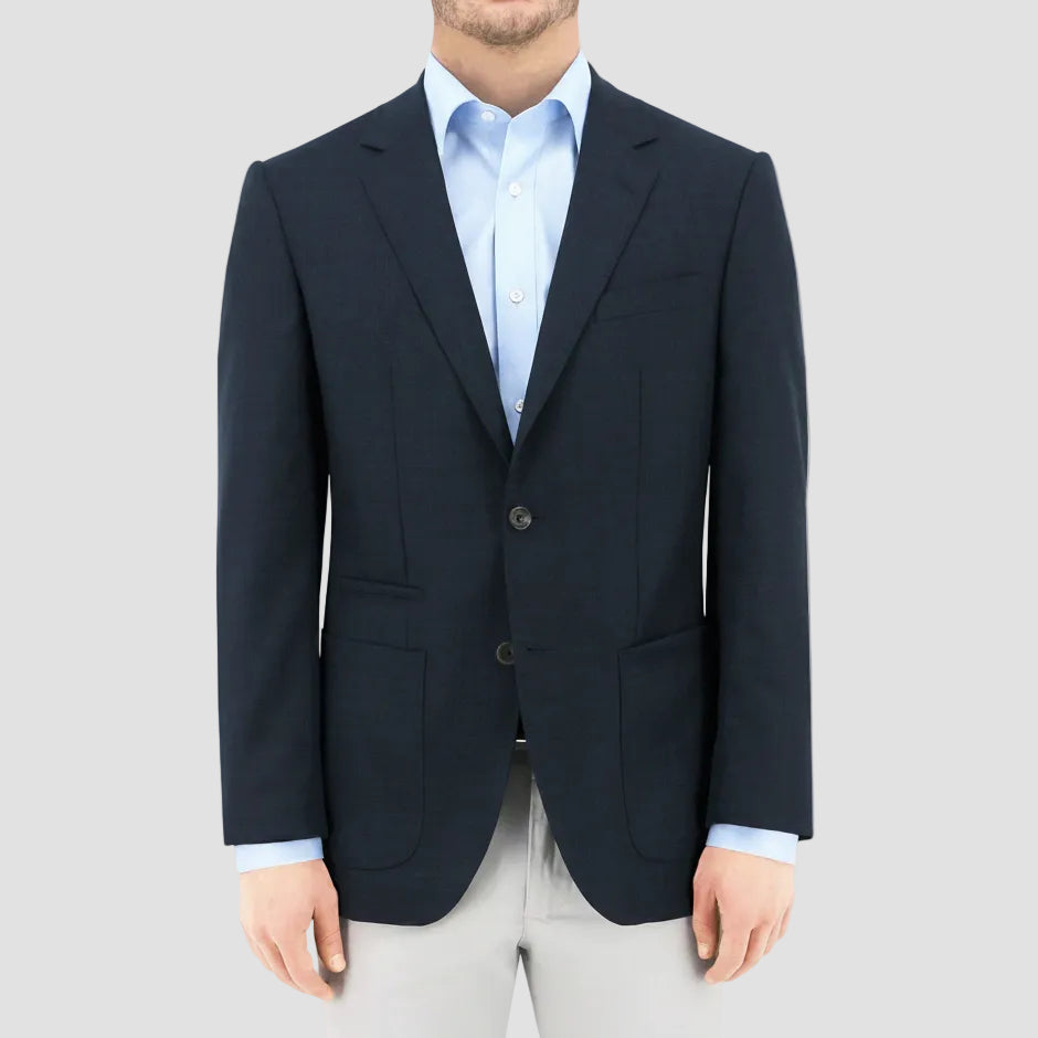 Prague Sports Jacket in Navy by Daniel Hechter.