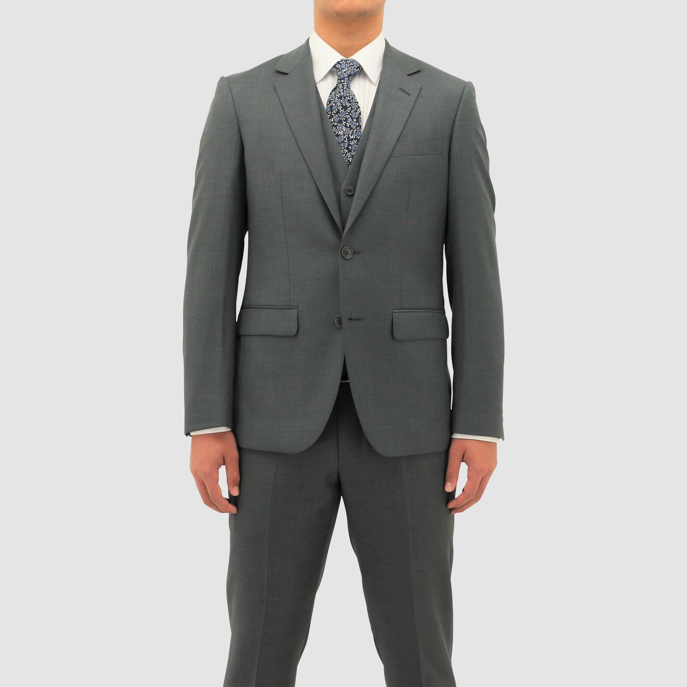 Daniel Hechter Men’s Slim Fit Ritchie Suit in Grey