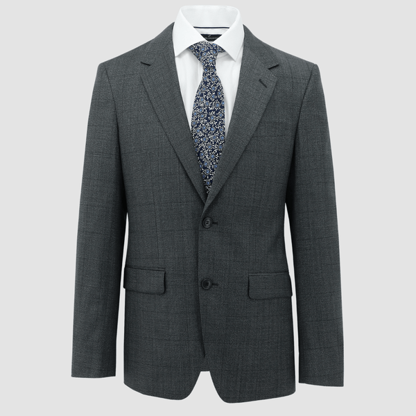 Mens Suits | Daniel Hechter ritchie suit in charcoal pure wool – Mens ...