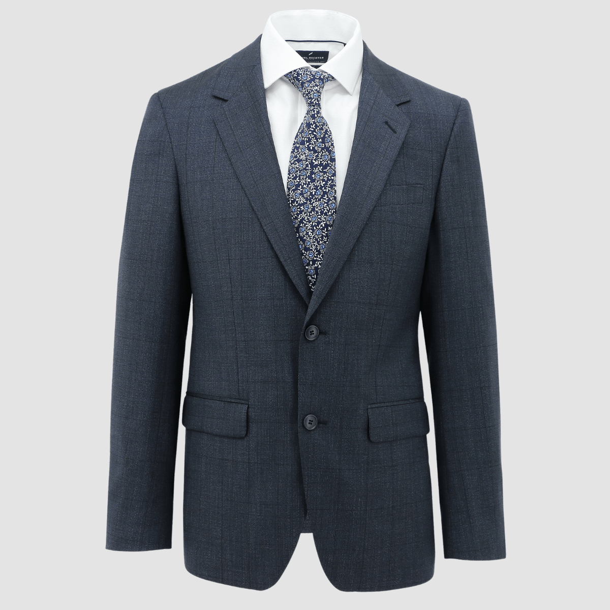 daniel hechter mens ritchie suit jacket in navy blue check
