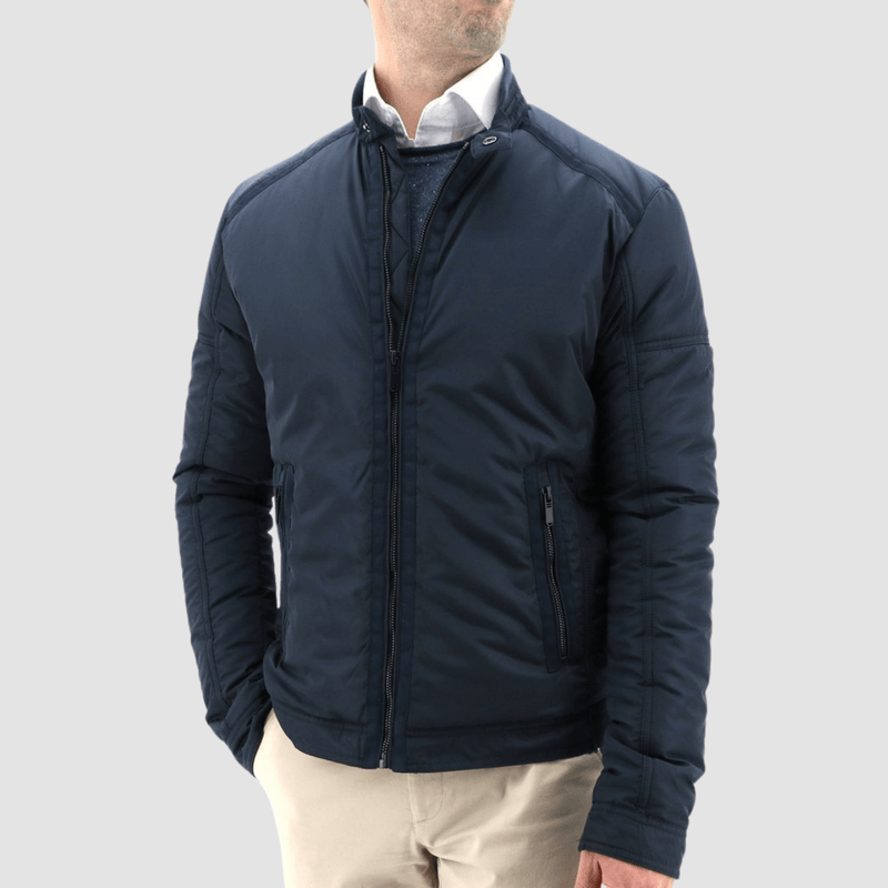 Mens navy jacket casual hot sale
