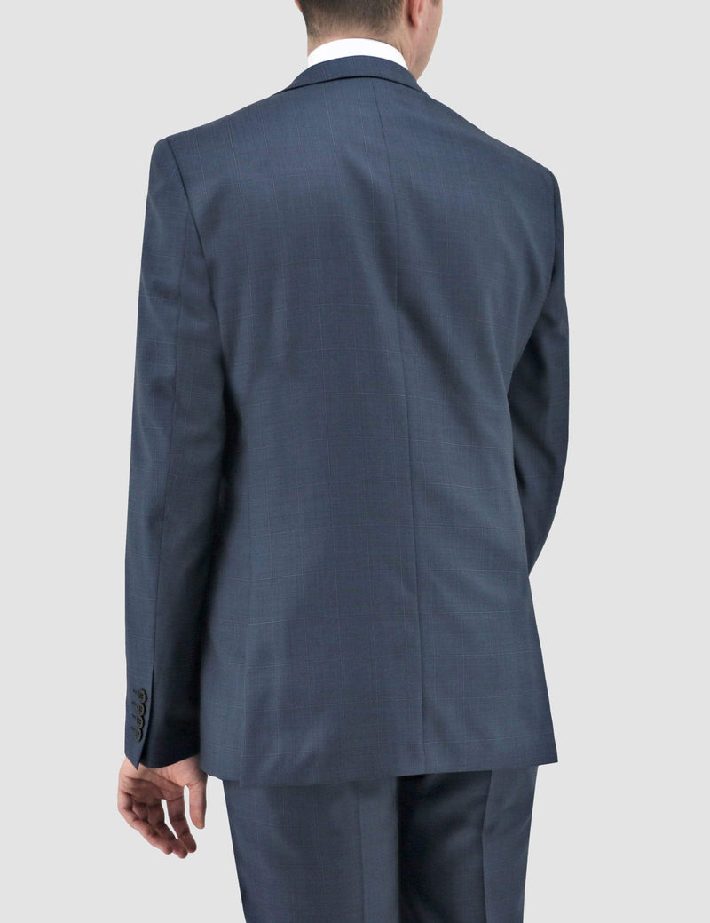 daniel hechter slim fit shape suit in blue pure wool DH210