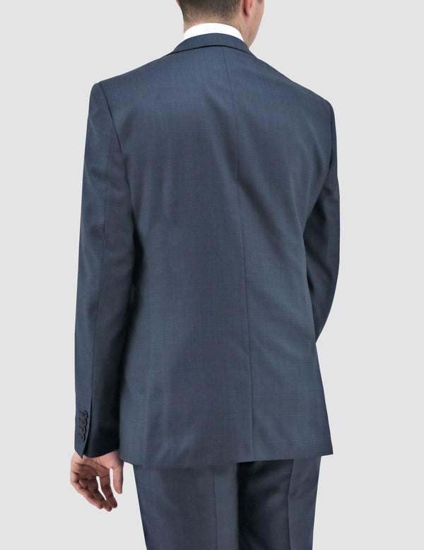 daniel hechter slim fit shape suit in blue pure wool DH210