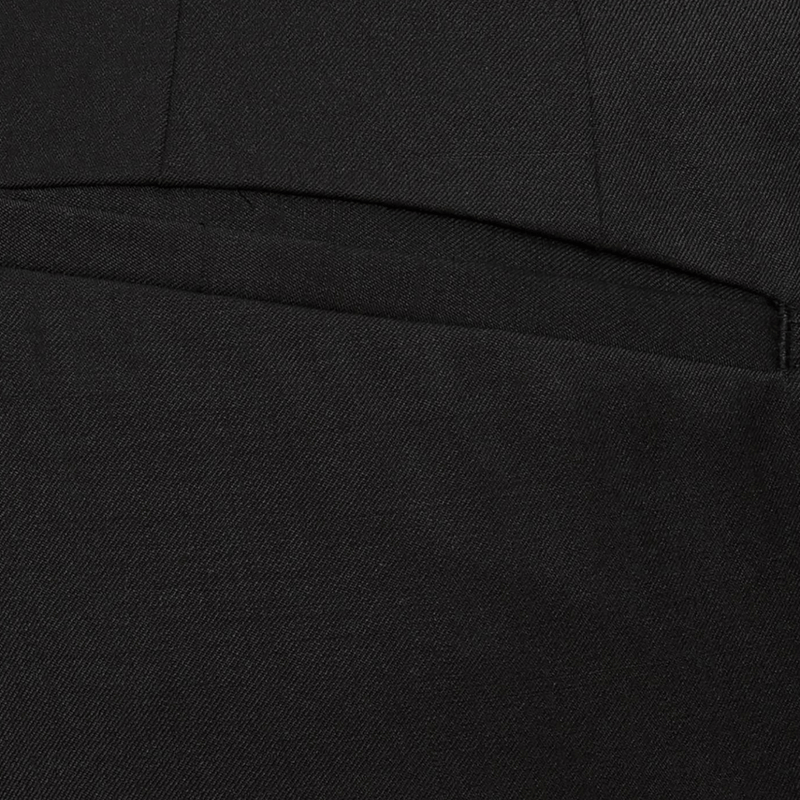 Gibson slim fit blast evening trouser in black pure wool