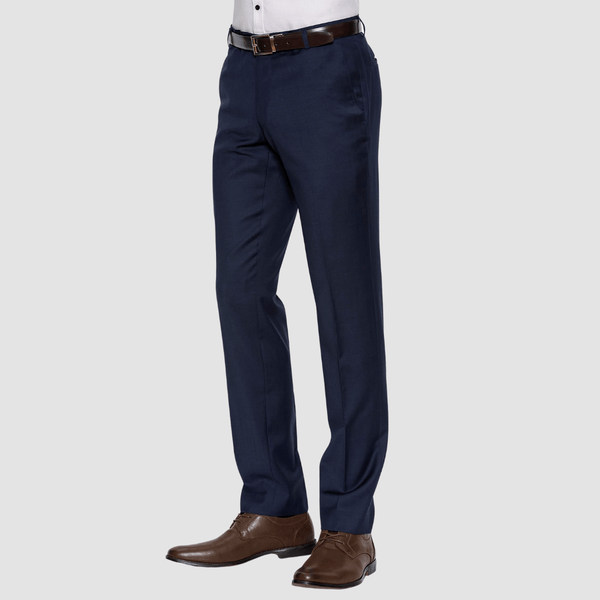 the slim fit mens gibson suit trouser in navy