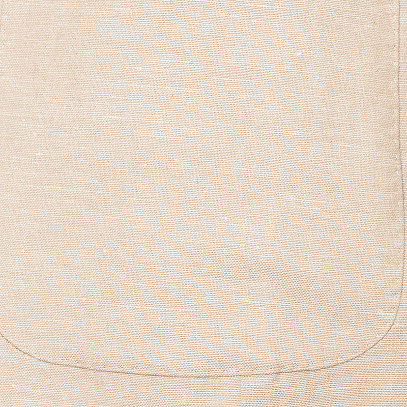 pocket detailing and close up of the textured linen blend fabric of the electron suit by gibson