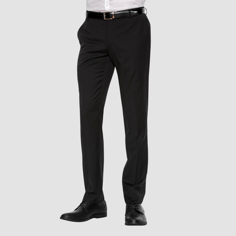 the gibson slim fit rebellion trouser in black the matching trouser in the quantum dinner suit